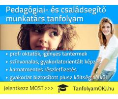 Pedagógiai- és családsegítő munkatárs OKJ-s tanfolyam Budapesten