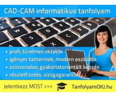 CAD-CAM informatikus OKJ-s tanfolyam Budapesten
