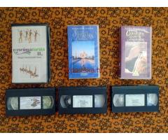 3 VHS műsoros kazetta