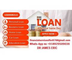 We offer loans at low Interest rate