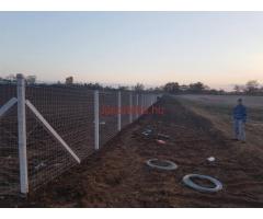 Kerítés építés bárhol az országban! Vadháló, drótfonat, oszlop, kapu
