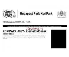 2db korcsolya jegy Budapest Park-kiemelt időszak