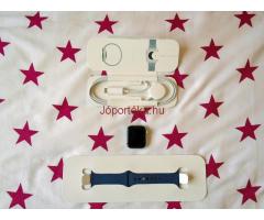 Apple Watch SE2 v3 okosóra ezüst-kék,új