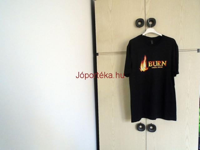 Burn fekete póló M