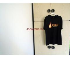 Burn fekete póló M