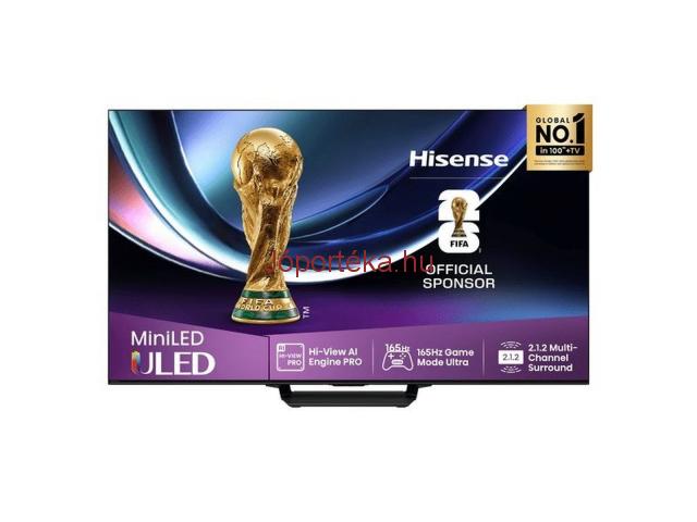Hisense 85U7Q Pro UHD Smart Miniled TV, sötétszürke, 215