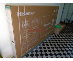 Hisense 85U7Q Pro UHD Smart Miniled TV, sötétszürke, 215